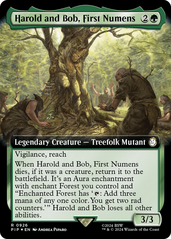 Harold and Bob, First Numens (PIP-926) - Fallout: (Extended Art) Foil [Rare]