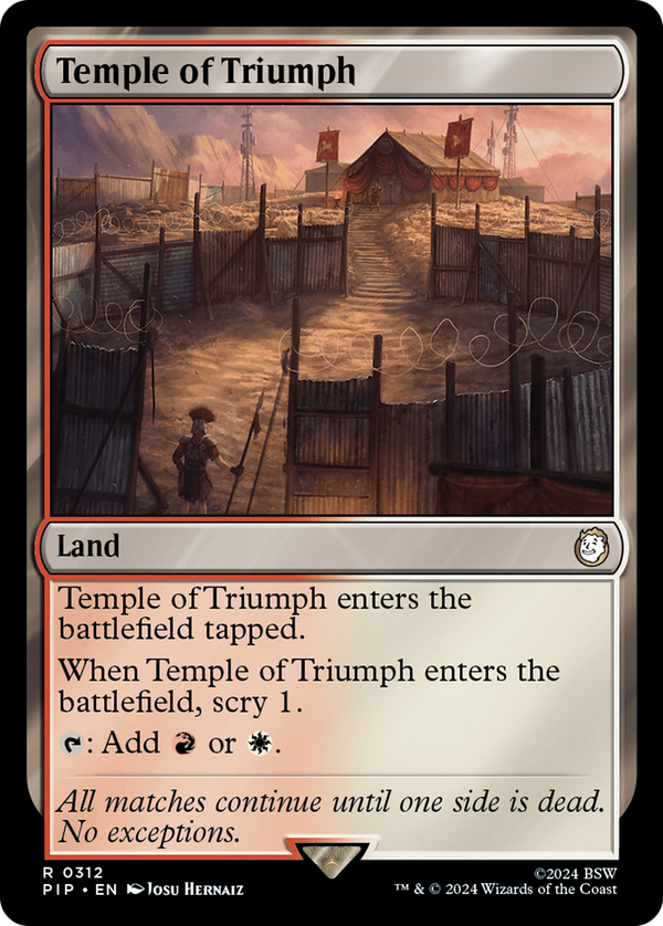 Temple of Triumph (PIP-312) - Fallout [Rare]