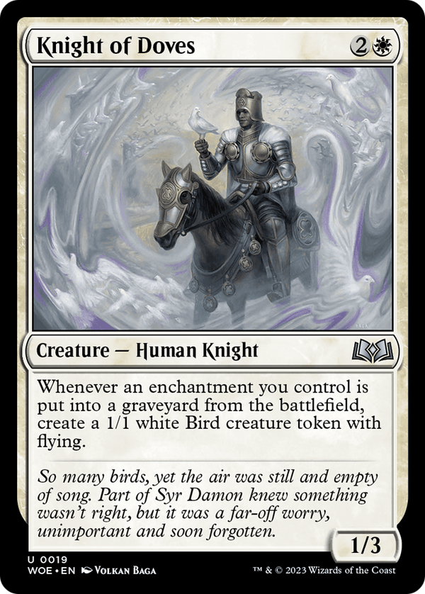 Knight of Doves (WOE-019) - Wilds of Eldraine [Uncommon]