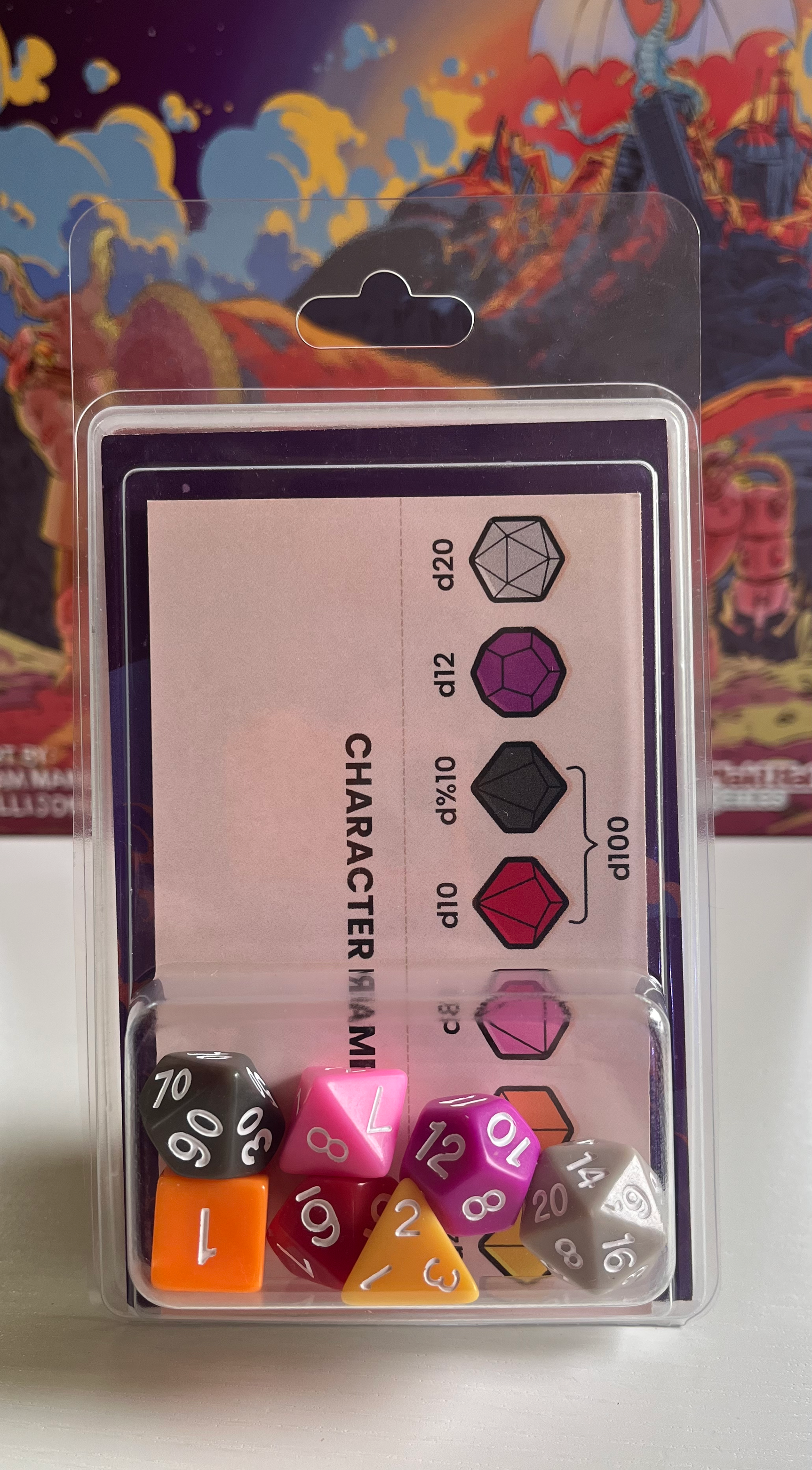 Freelancers: A Crossroads Game RPG Color-Coded Dice Set