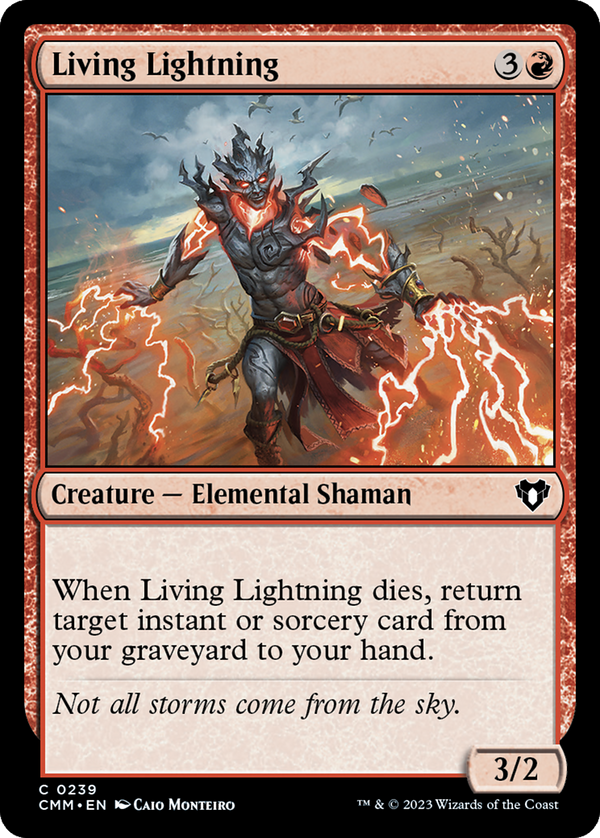 Living Lightning (CMM-239) - Commander Masters [Common]