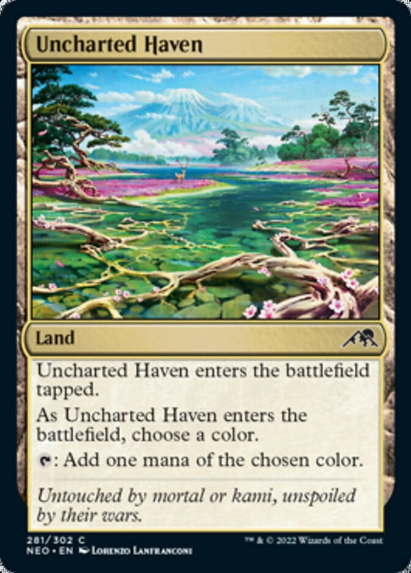 Uncharted Haven (NEO-281) - Kamigawa: Neon Dynasty [Common]