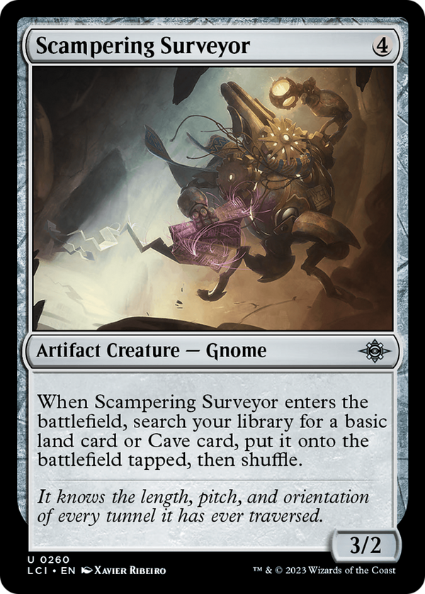 Scampering Surveyor (LCI-260) - The Lost Caverns of Ixalan [Uncommon]