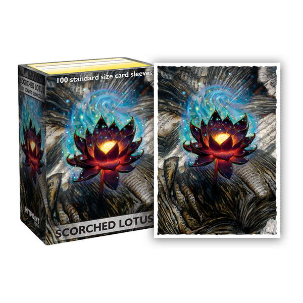Dragon Shield - Matte Art Sleeves: Scorched Lotus by Donato Giancola (100ct)