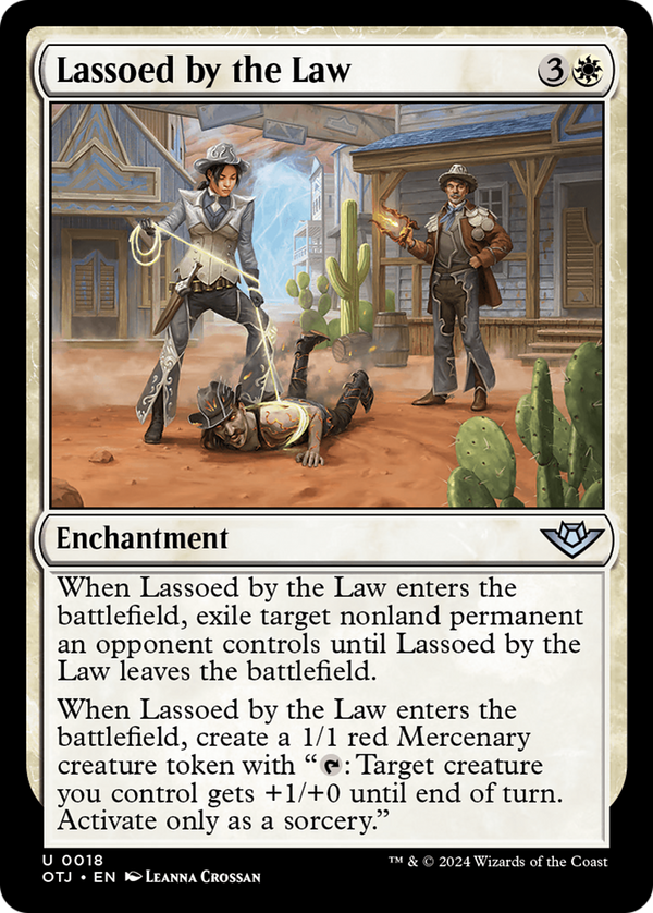 Lassoed by the Law (OTJ-018) - Outlaws of Thunder Junction [Uncommon]