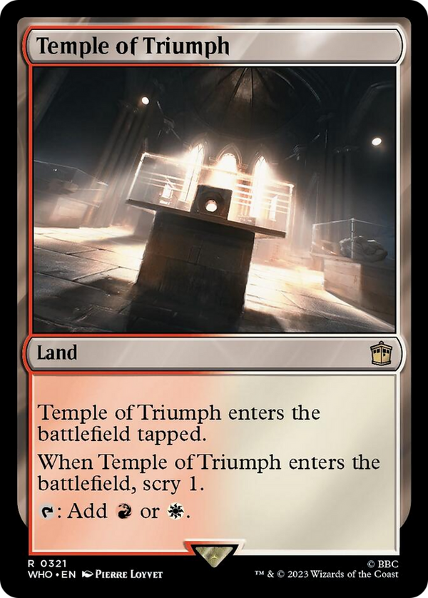 Temple of Triumph (WHO-321) - Doctor Who [Rare]