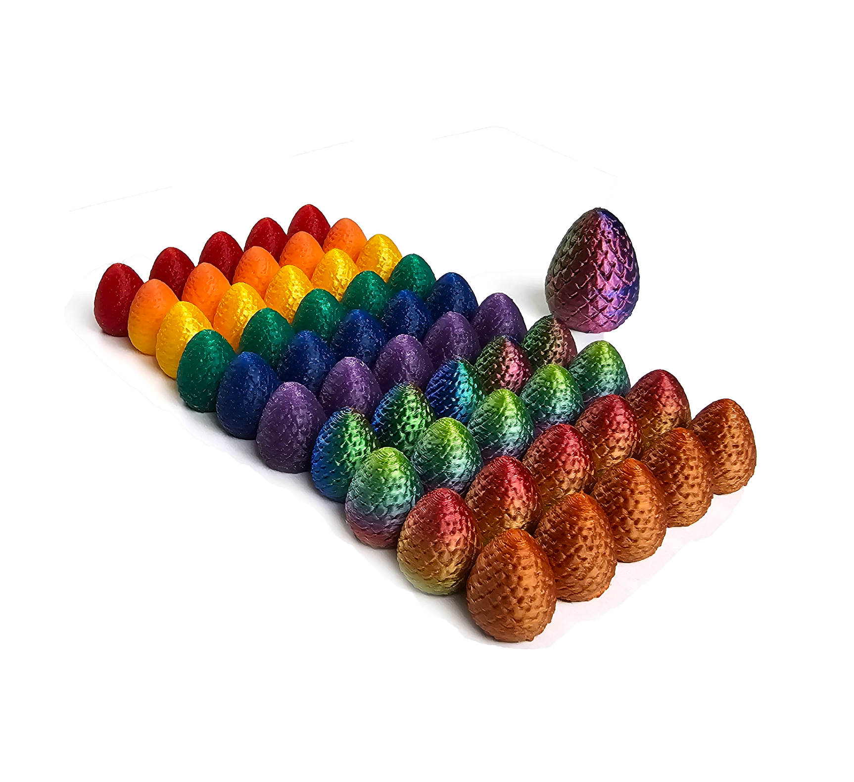 Top Shelf Gamer - Scaled Dragon Eggs compatible with Wyrmspan™ (Set of 51)