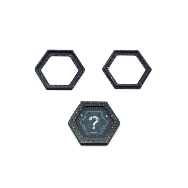 BGExpansions - Nemesis & Nemesis: Lockdown: Exploration Token Shields / Protectors (30 Pieces)