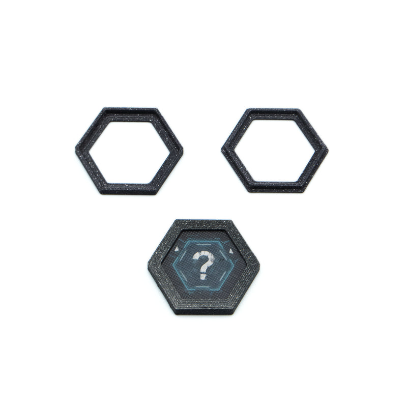 BGExpansions - Nemesis & Nemesis: Lockdown: Exploration Token Shields / Protectors (30 Pieces)