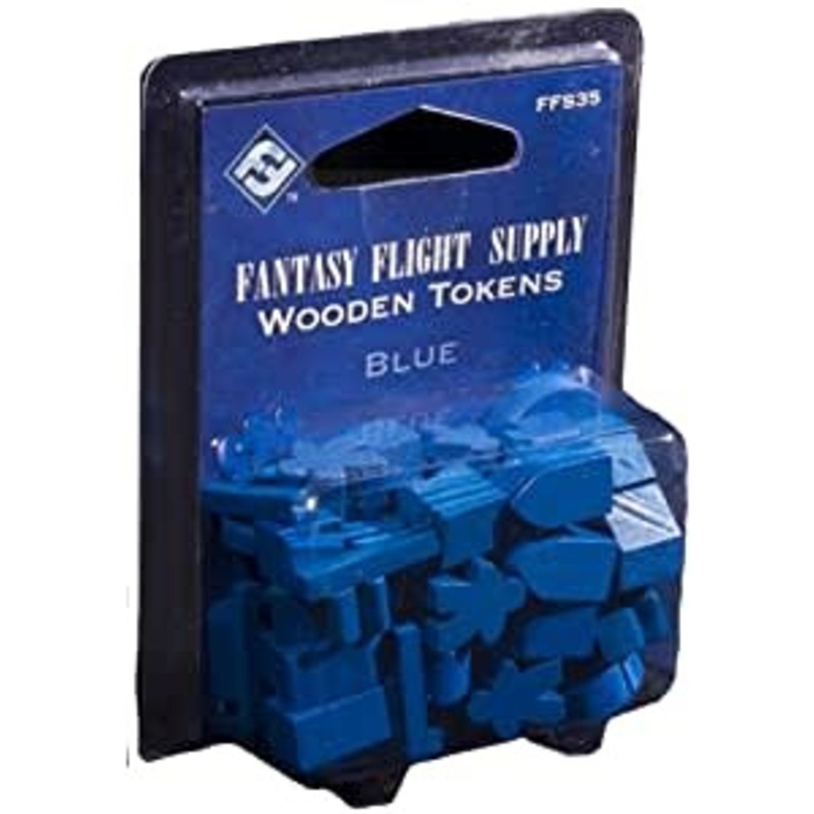 Fantasy Flight Wooden Tokens - Blue