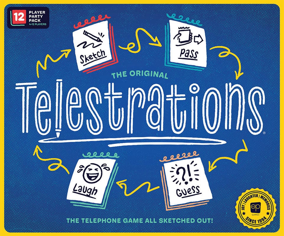 Telestrations: 12 Player Party Pack (Refresh) (Minor Damage)
