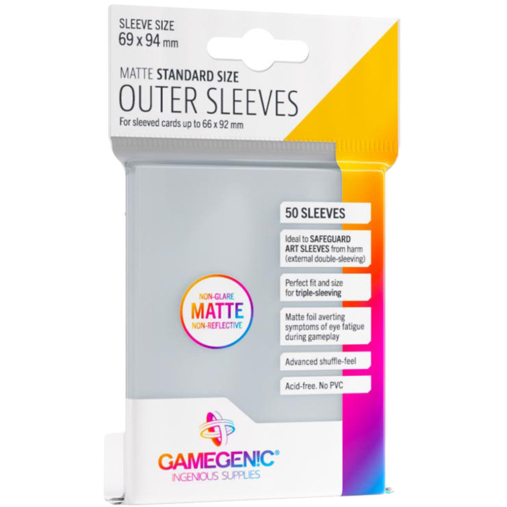 Gamegenic - Outer Matte Sleeves 69 x 94mm (50ct)