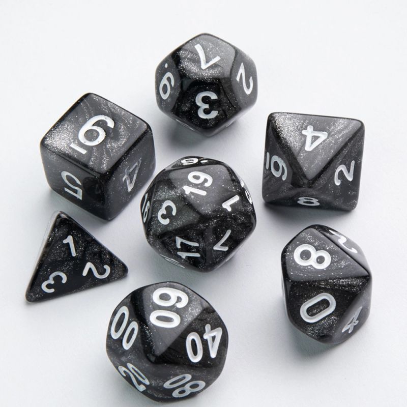 Gamegenic: Galaxy Series: Moon Dice Set (7pcs)