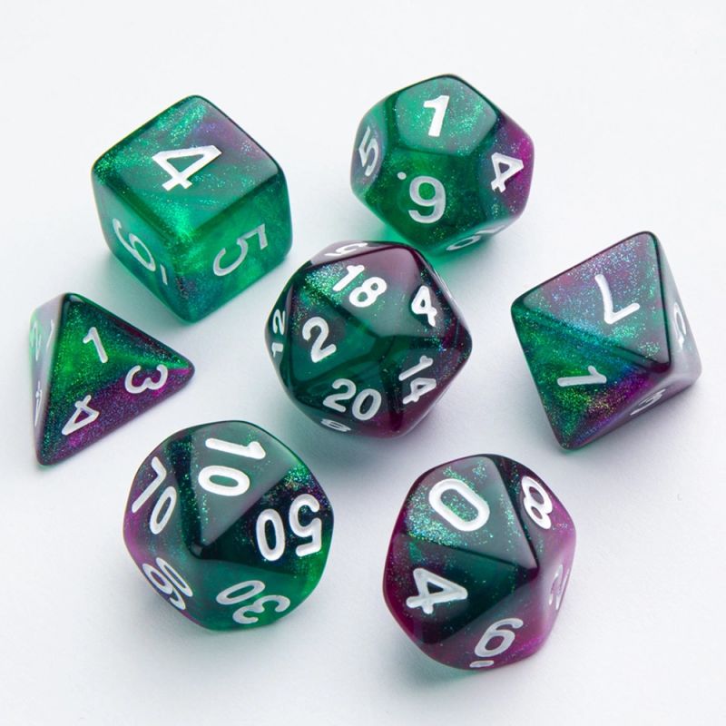 Gamegenic: Galaxy Series: Aurora Dice Set (7pcs)