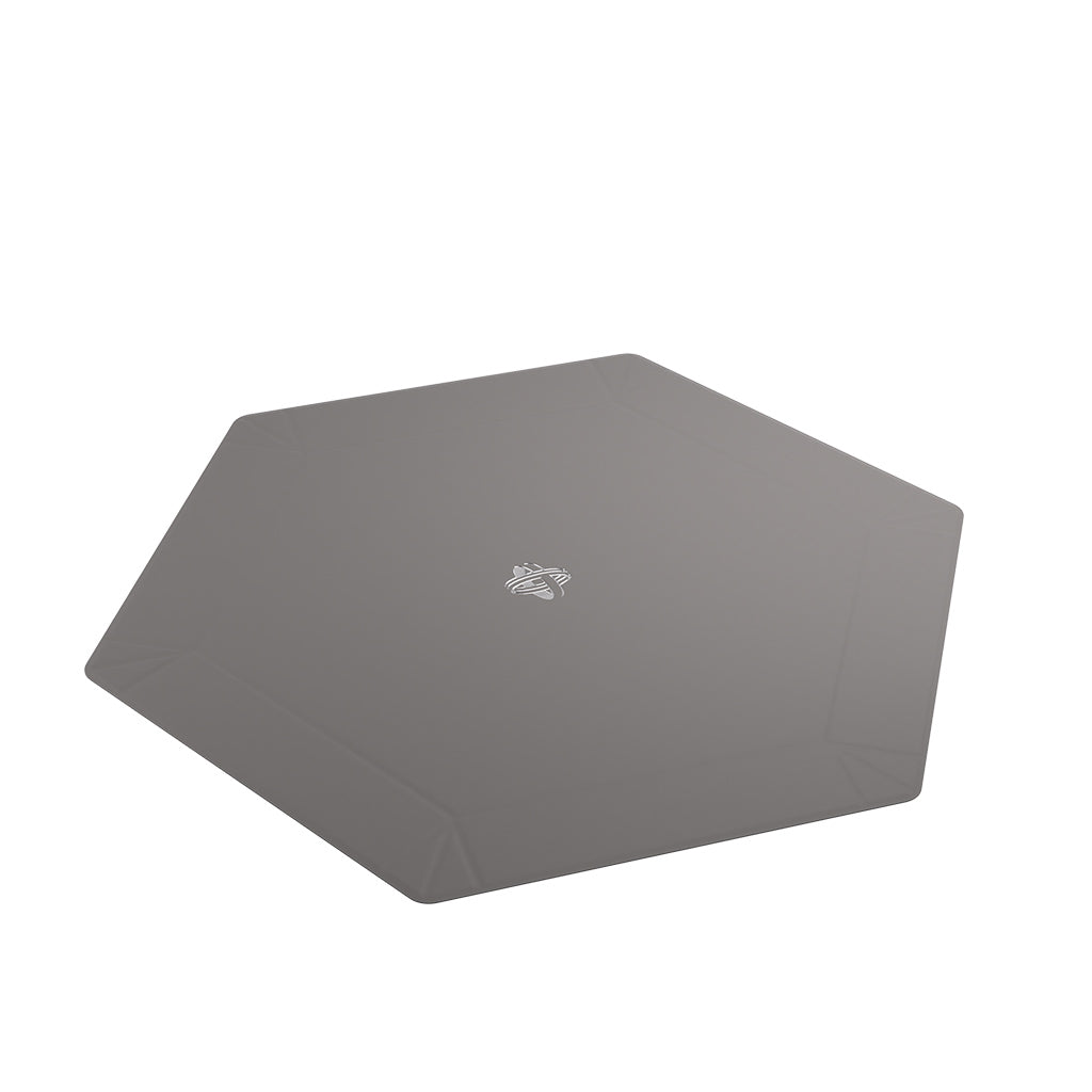 Magnetic Dice Tray: Hexagonal: Black / Gray