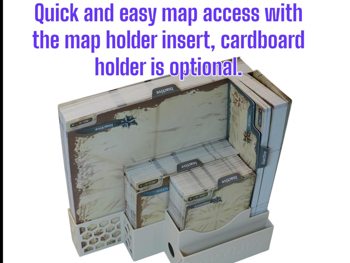 BGisGood - Arydia Map Holder Token Organizer Upgrade Insert