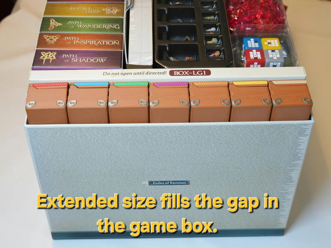 BGisGood - Arydia Wooden Treasure Chests - Game Upgrade Standary-Sized Version ( All Color - 21 Pieces)