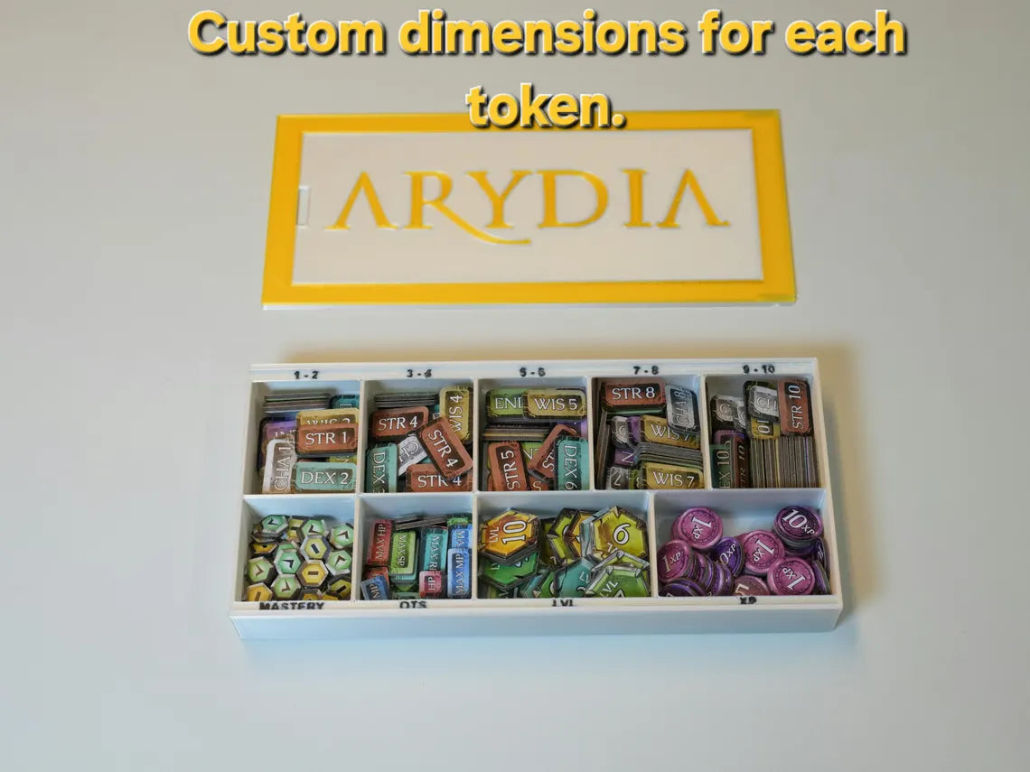BGisGood - Arydia Map Holder Token Organizer Upgrade Insert