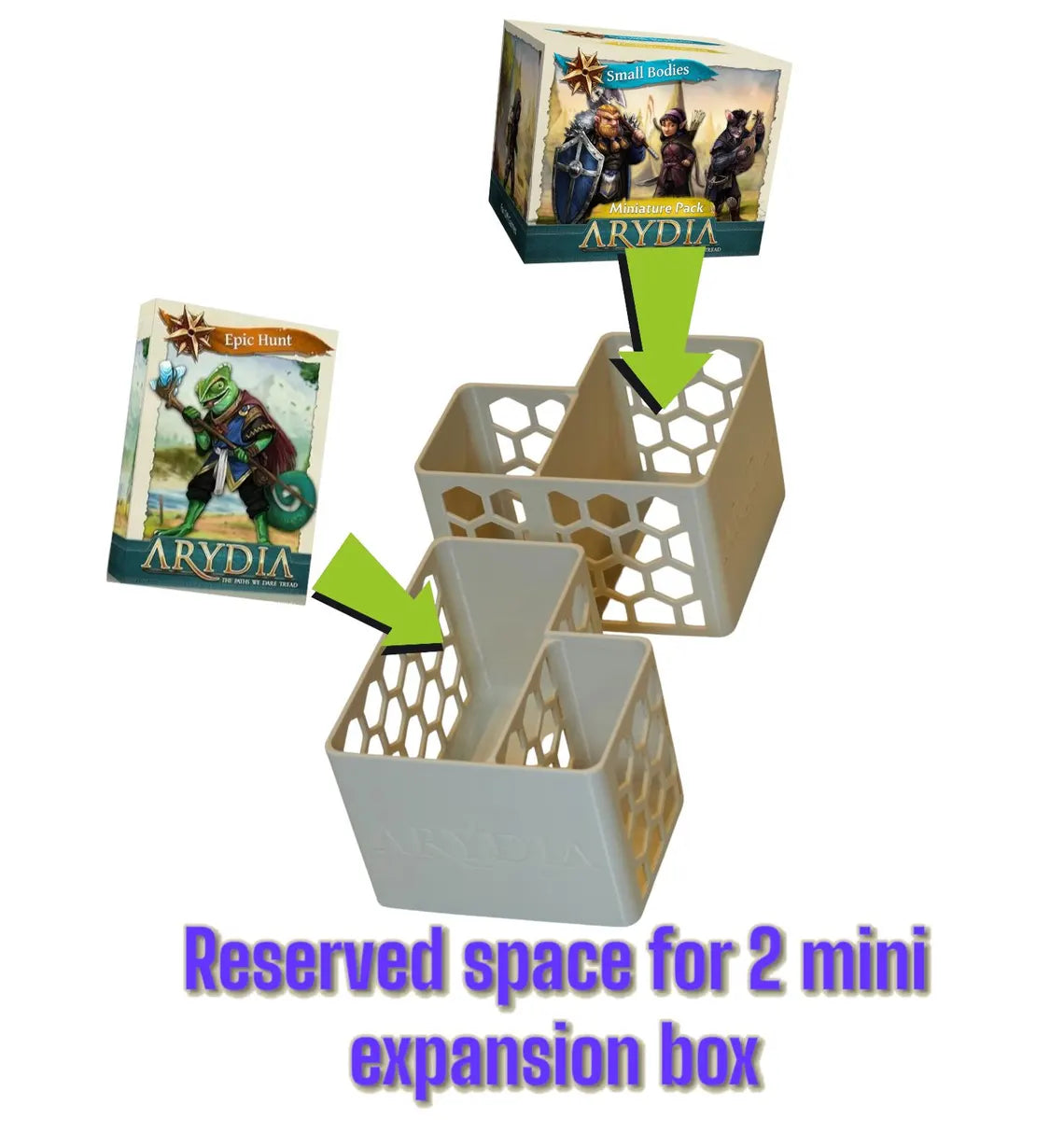 BGisGood - Arydia Map Holder Token Organizer Upgrade Insert