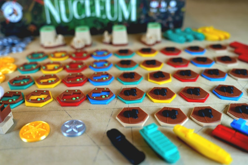BGisGood - Nucleum: Base Game and Nucleum: Australia Expansion 3D upgrades