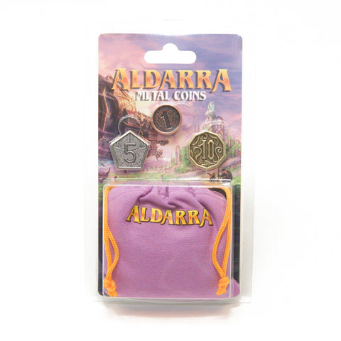 Aldarra - Premium Metal Coin Set (Purple Bag)