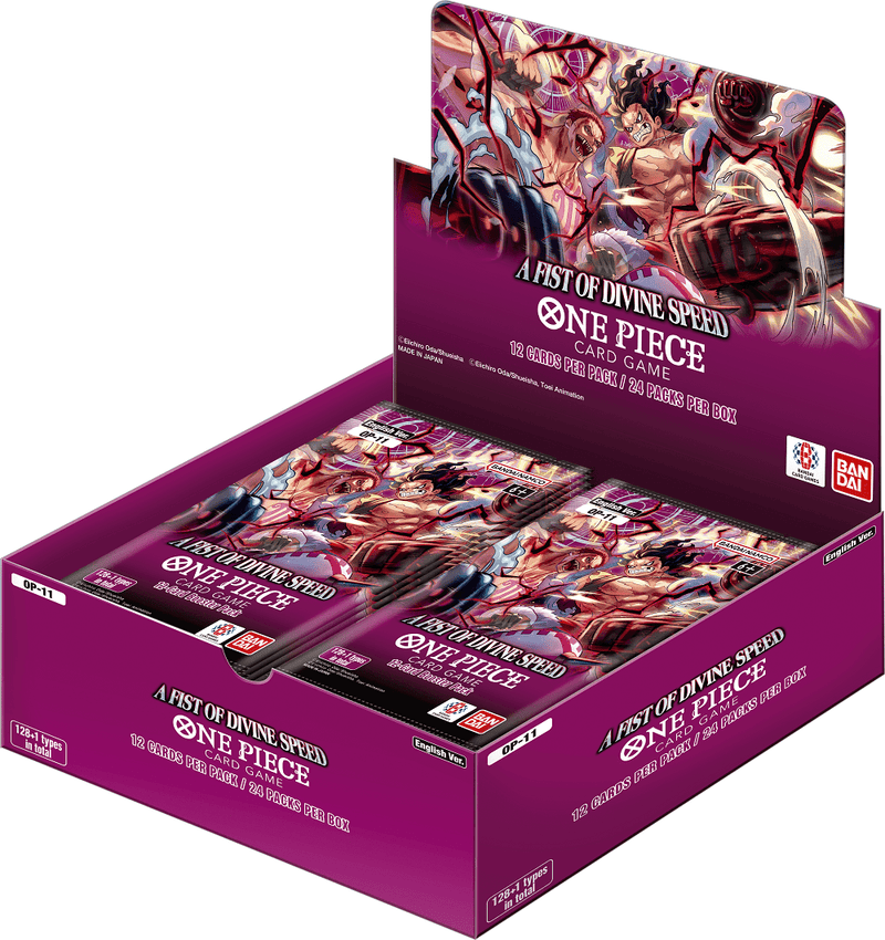 One Piece Card Game: A Fist of Divine Speed Booster Box (OP-11)