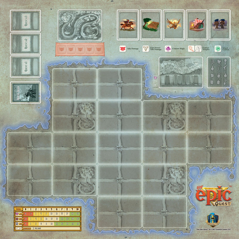 Tiny Epic Quest: Game Mat
