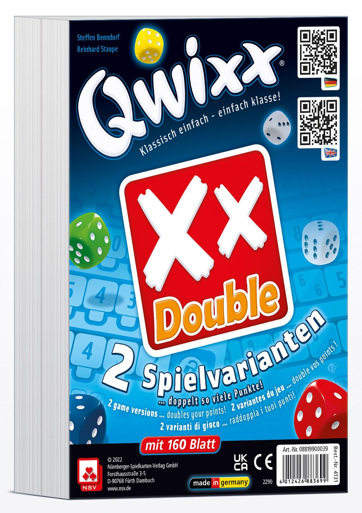 Qwixx: Double - Zusatzblöcke (German Import)