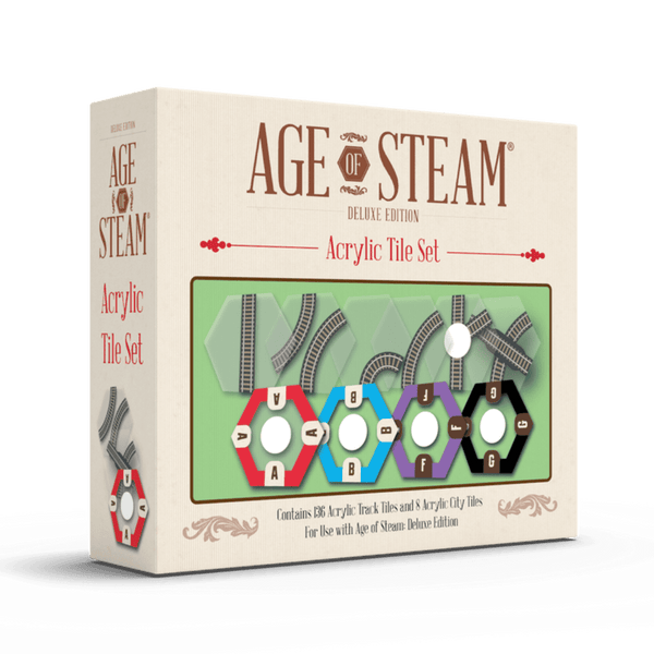 Age of Steam: Deluxe Edition – Acrylic Tile Set