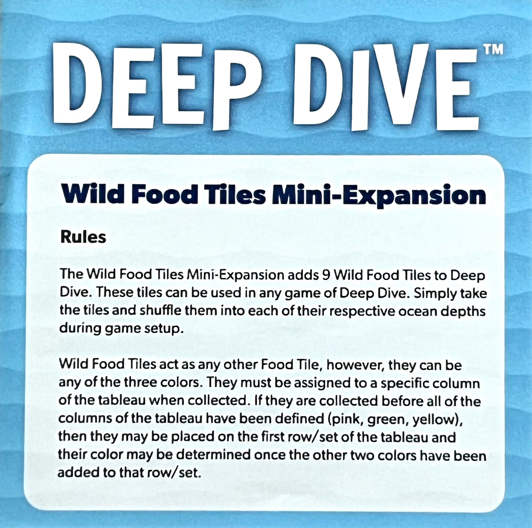 Deep Dive: Wild Food