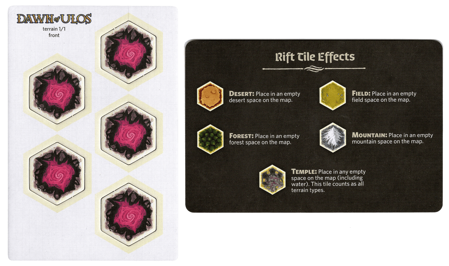 Dawn of Ulos: Rift Tile Pack