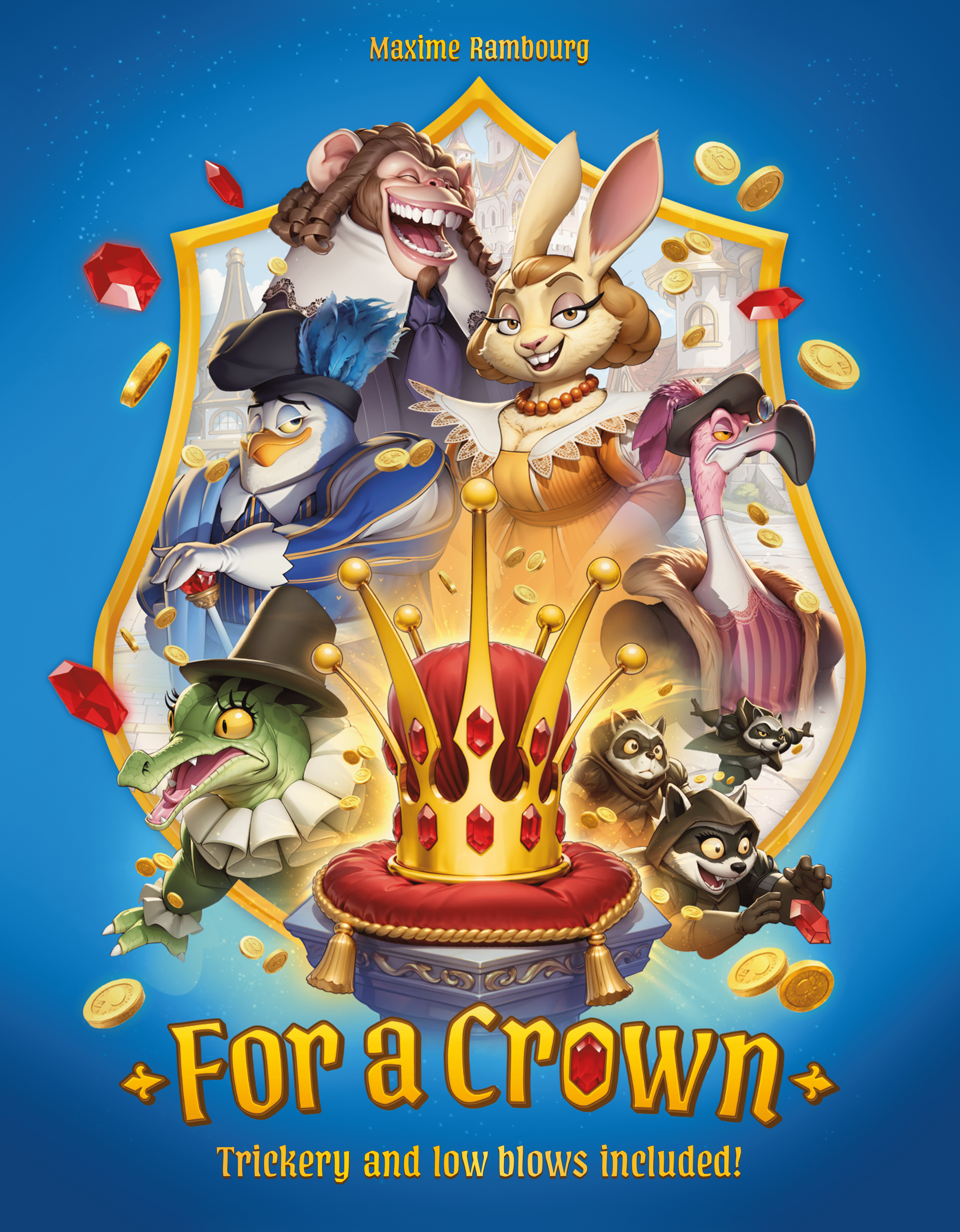 For A Crown | Board Game | Repos Production - Gameshop