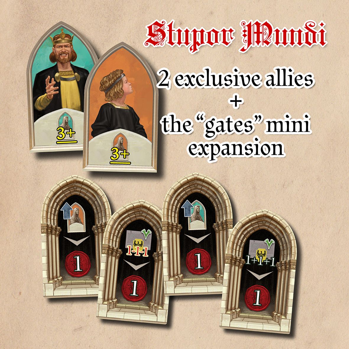 Stupor Mundi: Frederick's Sons + "Gates" Mini-expansion
