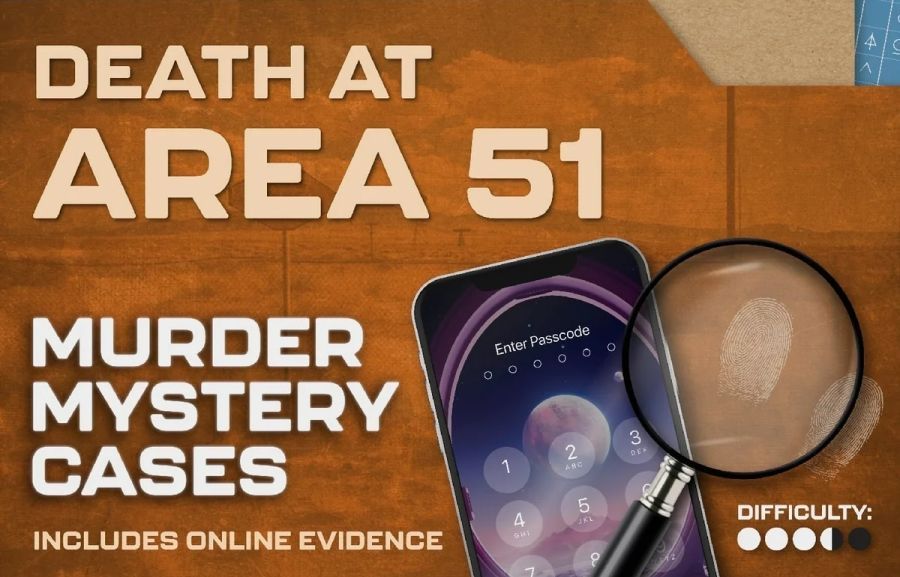 Murder Mystery Cases: Death at Area51 *PRE-ORDER*