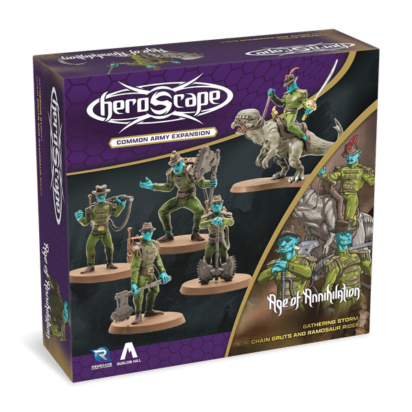 Heroscape: Chain Gruts & Ramosaur Rider Common Army Expansion *PRE-ORDER*