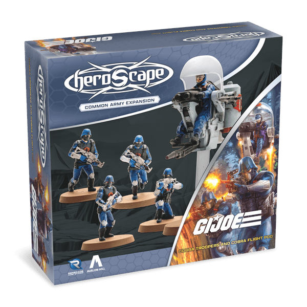 G.I. JOE Heroscape: COBRA Troopers & COBRA Flight Pod Common Army Expansion *PRE-ORDER*