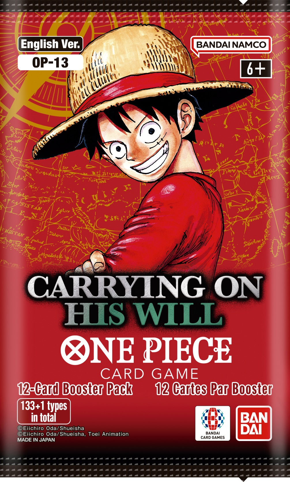 One Piece Card Game - Carrying On His Will (OP-13) Booster Box