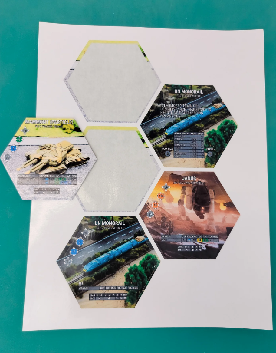 Polyversal Hex Blanks