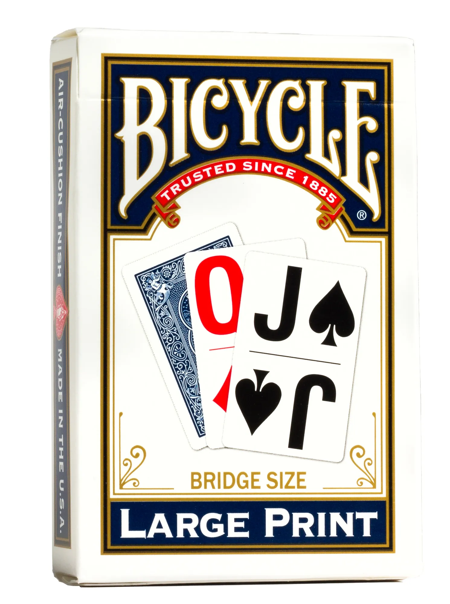 Bicycle Playing Cards - Bridge Size Large Print (Blue)