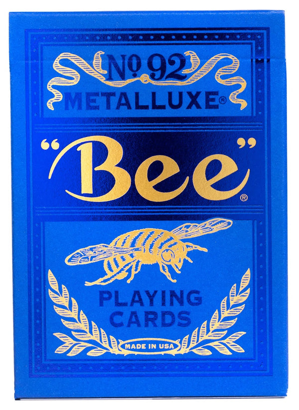 Bicycle Playing Cards - Bee Metalluxe (Blue)