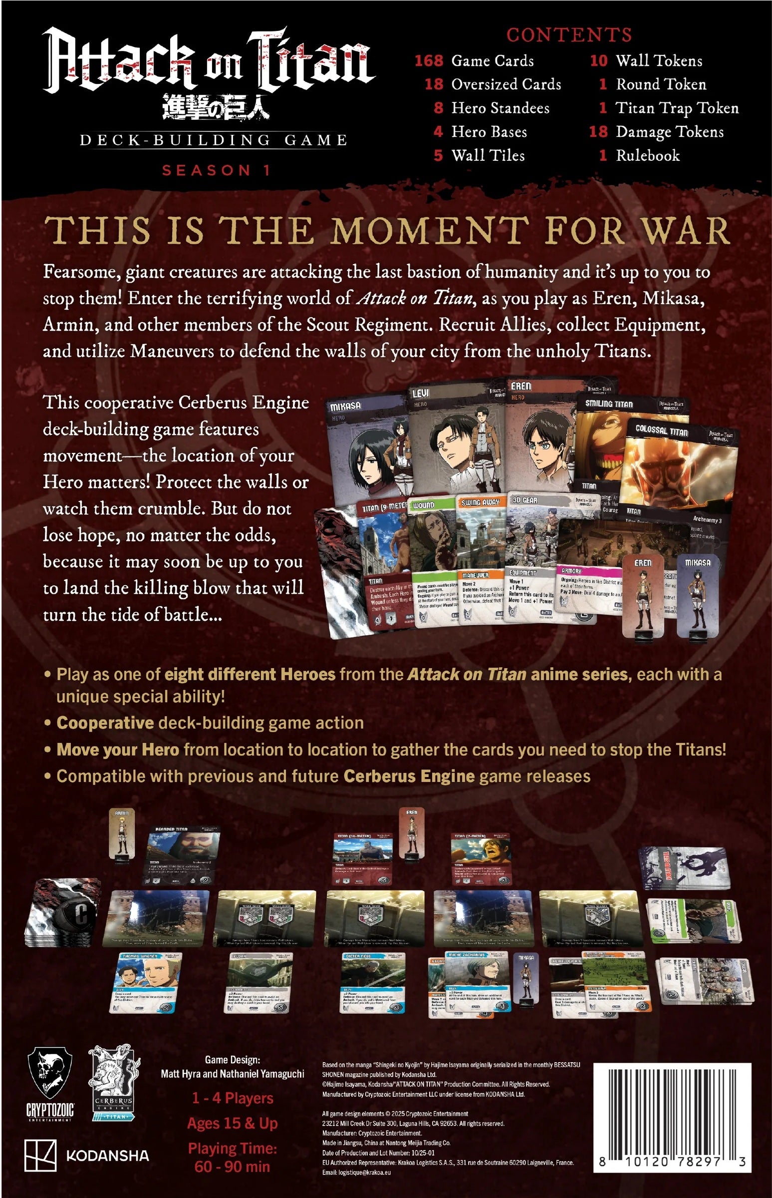 Attack on Titan: Deck-Building Game Season 1 *PRE-ORDER*