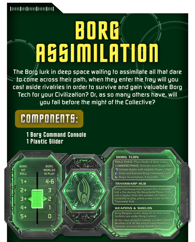 Star Trek: Ascendancy – Borg Assimilation (Updated Edition) *PRE-ORDER*