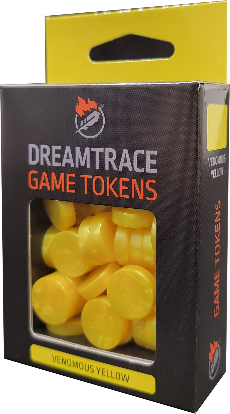 Dreamtrace Gaming Tokens: Venomous Yellow