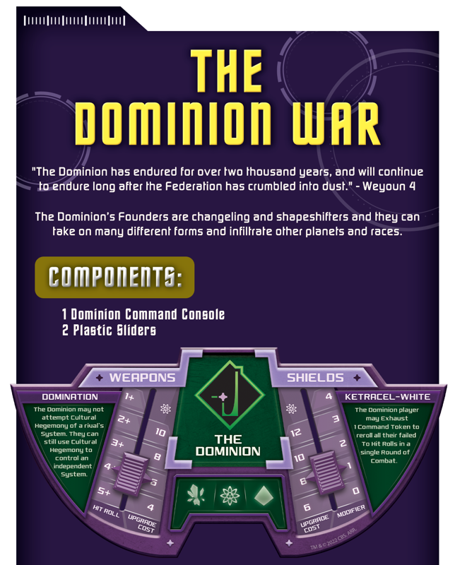 Star Trek: Ascendancy – The Dominion War (Updated Edition) *PRE-ORDER*