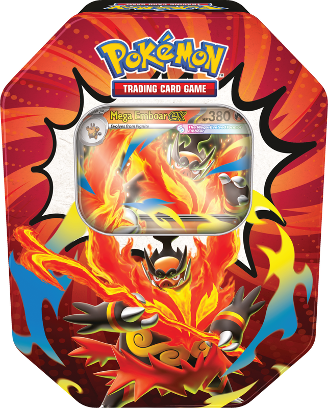 Pokémon TCG: Mega Evolution-Ascended Heroes Mega Emboar ex (Tin)