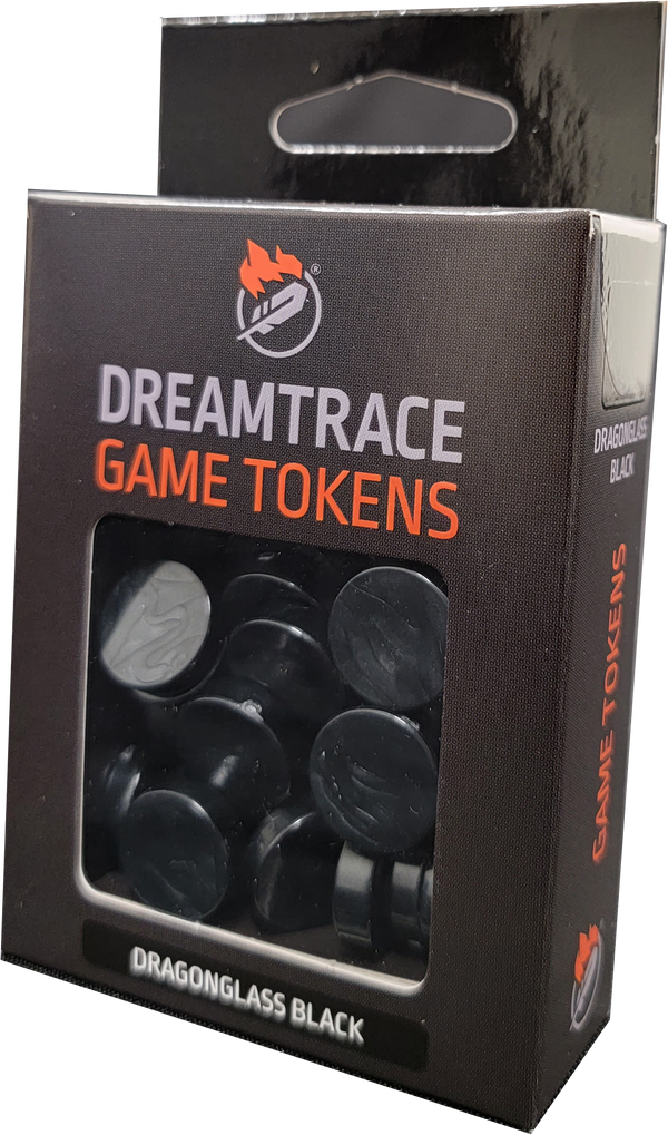 Dreamtrace Gaming Tokens: Dragonglass Black