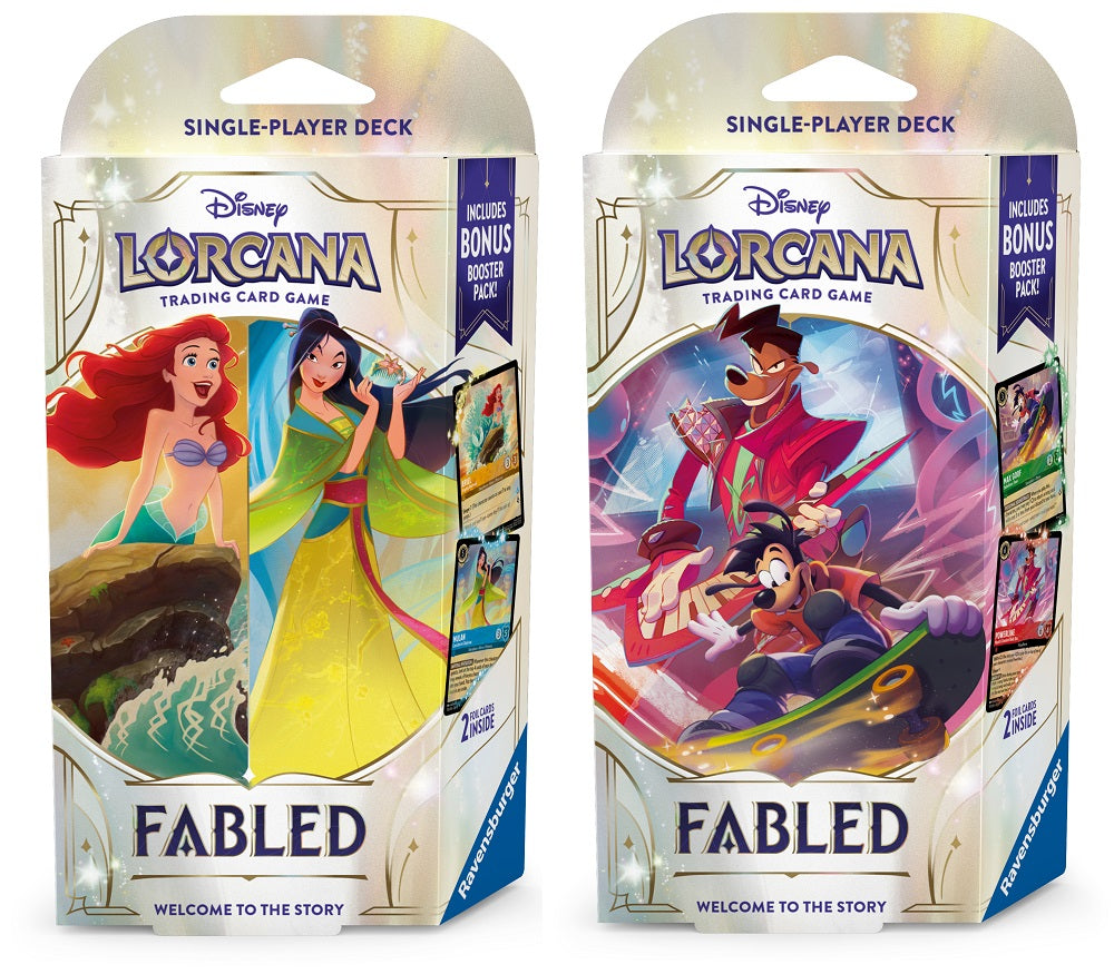 Disney Lorcana Set 9 - Fabled - Starter Decks (Bundle of 2)