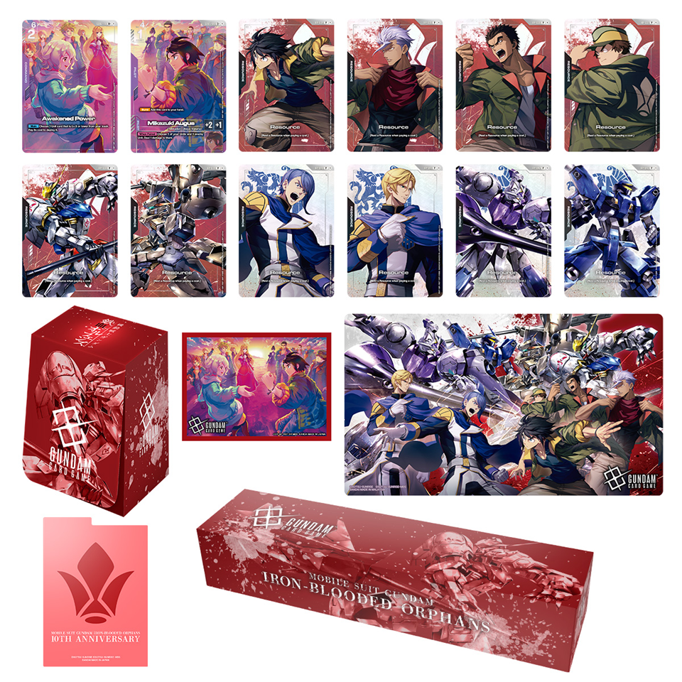 Gundam Card Game: PB02 Premium Accessory Set Mobile Suit Gundam Iron - Blooded Orphans