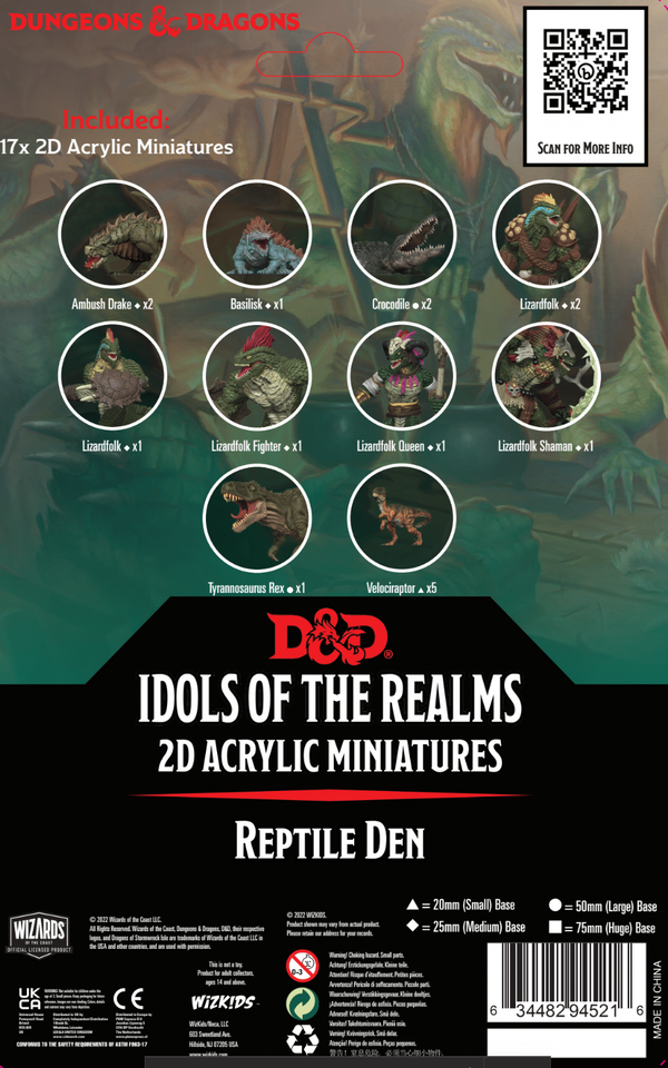 Dungeons and Dragons - Idols of the Realms: Scales and Tails Reptile Den