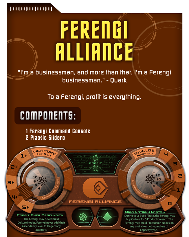 Star Trek: Ascendancy – Ferengi Alliance (Updated Edition) *PRE-ORDER*